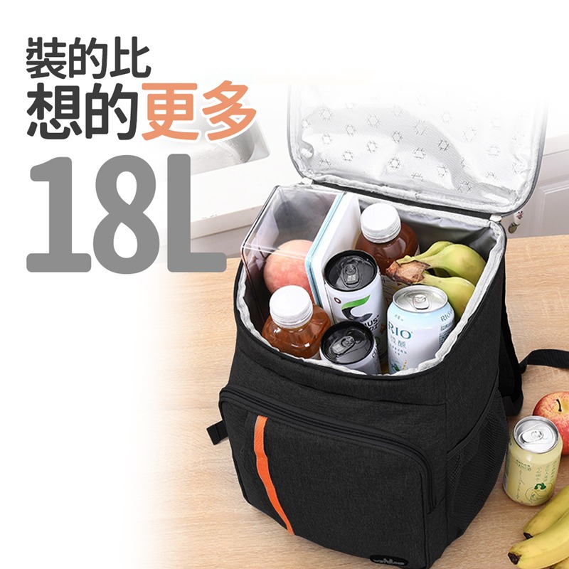 熱銷爆款 雙肩保溫包 保溫袋 鋁箔保冰袋 時尚雙肩保溫包 大容量 防水強鎖溫 雙肩包 保溫 背包式保冷袋【PJ0064】-細節圖5