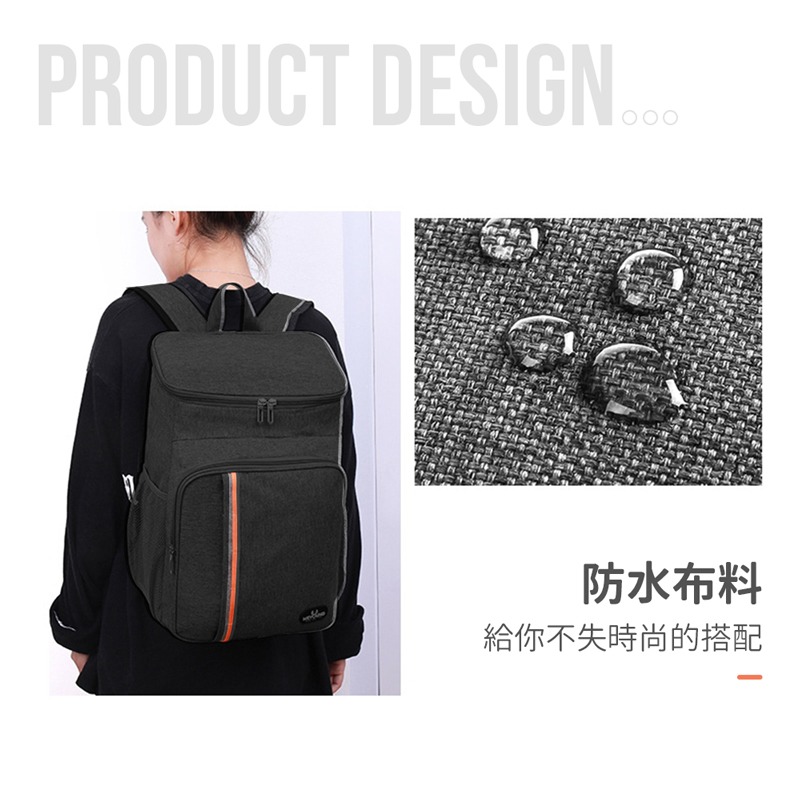 熱銷爆款 雙肩保溫包 保溫袋 鋁箔保冰袋 時尚雙肩保溫包 大容量 防水強鎖溫 雙肩包 保溫 背包式保冷袋【PJ0064】-細節圖8