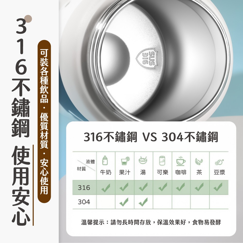 雙飲316不鏽鋼保溫瓶 1000ml 316不鏽鋼 水壺 保溫杯 保冰杯 大容量 環保杯 隨行杯【CC0592】-細節圖5