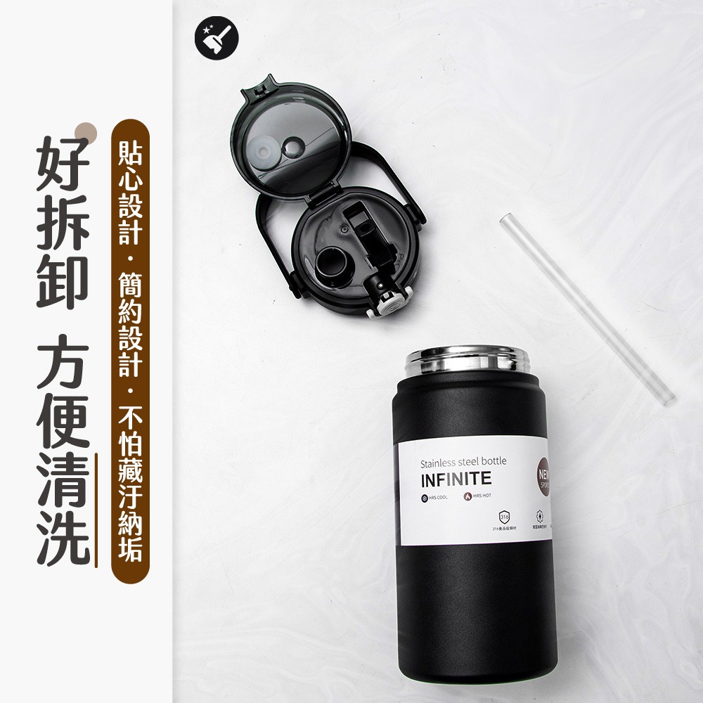 雙飲316不鏽鋼保溫瓶 1000ml 316不鏽鋼 水壺 保溫杯 保冰杯 大容量 環保杯 隨行杯【CC0592】-細節圖7