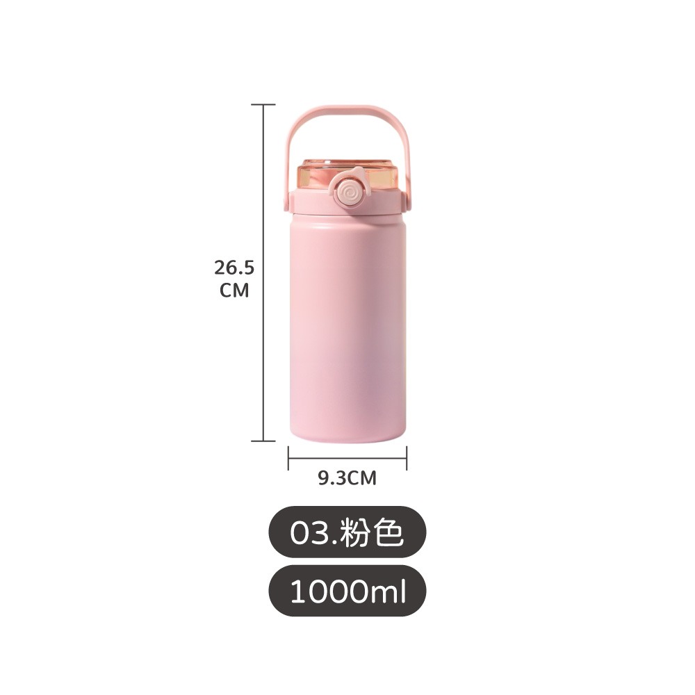 雙飲316不鏽鋼保溫瓶 1000ml 316不鏽鋼 水壺 保溫杯 保冰杯 大容量 環保杯 隨行杯【CC0592】-規格圖8