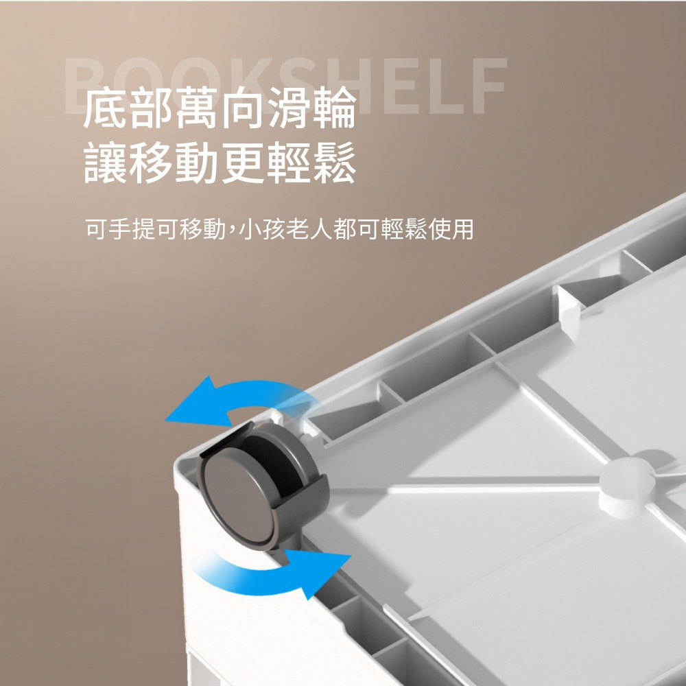 滑輪收納箱 收納箱 收納櫃 萬向輪收納 置物架 桌下收納 辦公室收納 帶輪收納櫃 書架 抽屜櫃 折疊收納 自由堆疊 收納-細節圖4