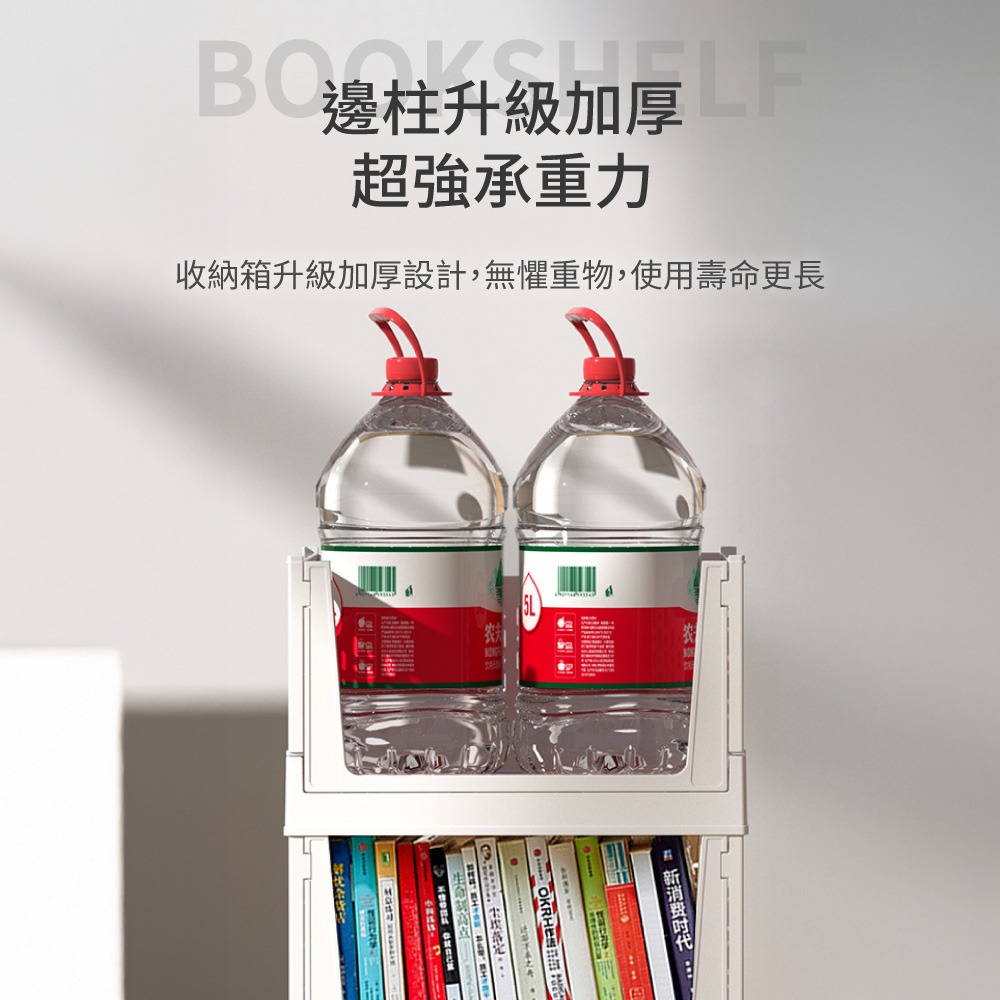 滑輪收納箱 收納箱 收納櫃 萬向輪收納 置物架 桌下收納 辦公室收納 帶輪收納櫃 書架 抽屜櫃 折疊收納 自由堆疊 收納-細節圖5