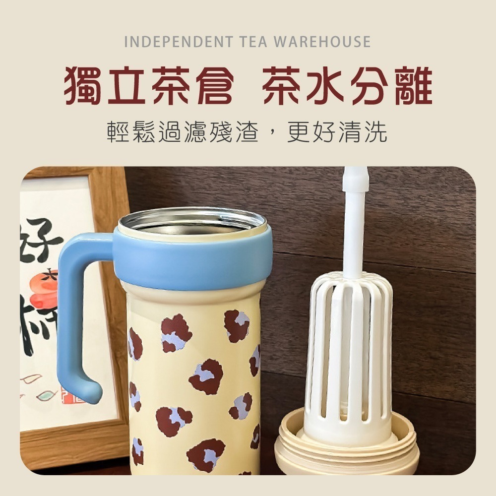 造型隨行保溫杯 316不鏽鋼保溫杯 1000ml 大容量保溫杯 吸管保溫杯 不鏽鋼保溫瓶 不銹鋼吸管杯【CC0608】-細節圖2