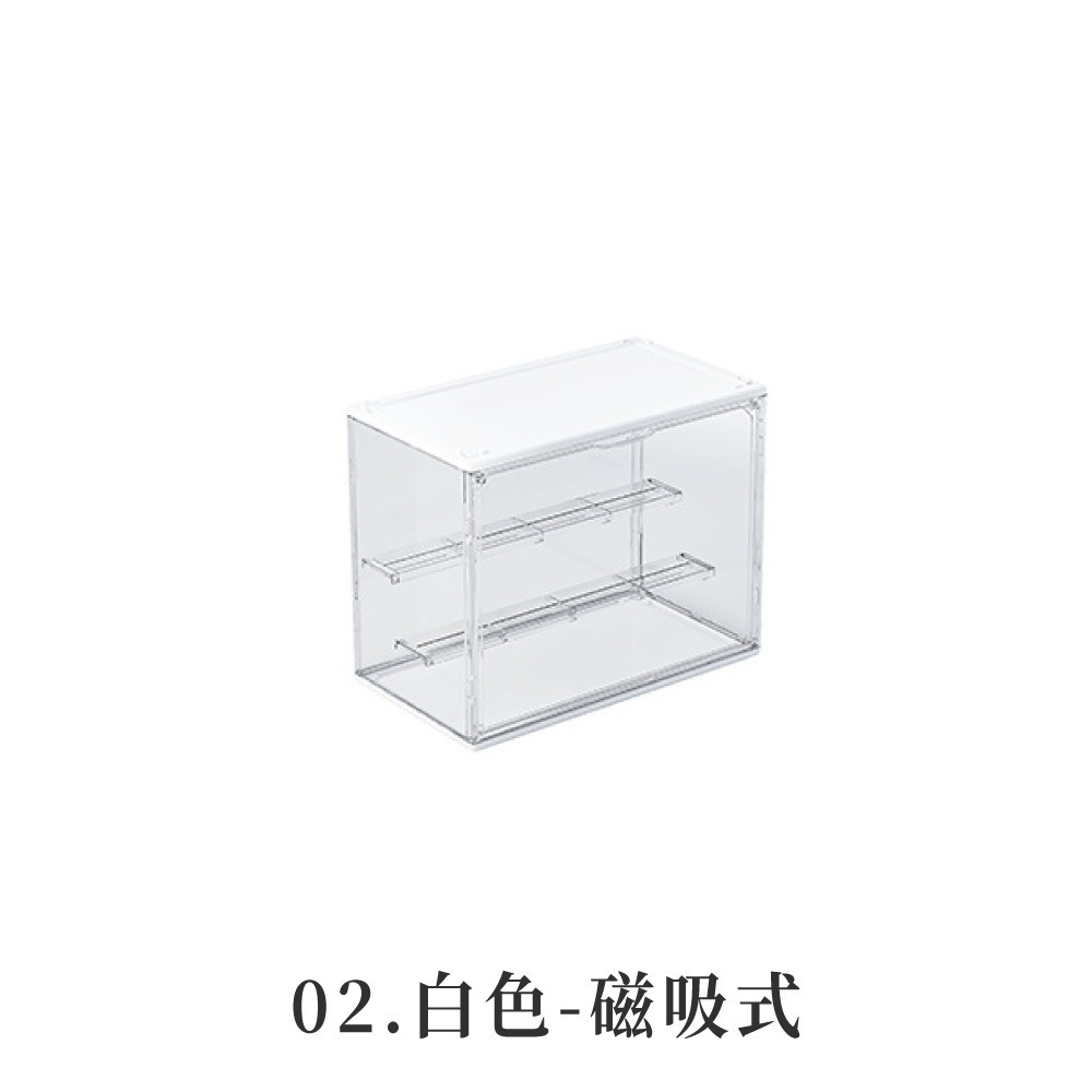 磁吸式公仔收納盒 公仔展示盒 盲盒展示盒 透明展示盒 透明收納盒 展示盒 扭蛋 萌粒展示盒 公仔盒 【SN0884】-規格圖8