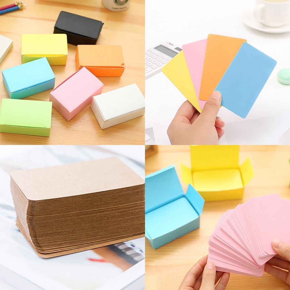 留言小卡片 盒裝留言小卡片 單字卡 明信片 彩色小紙卡 牛皮卡 傳情紙 留言卡 備忘錄卡片 信紙 小卡片【WJ0044】-細節圖8