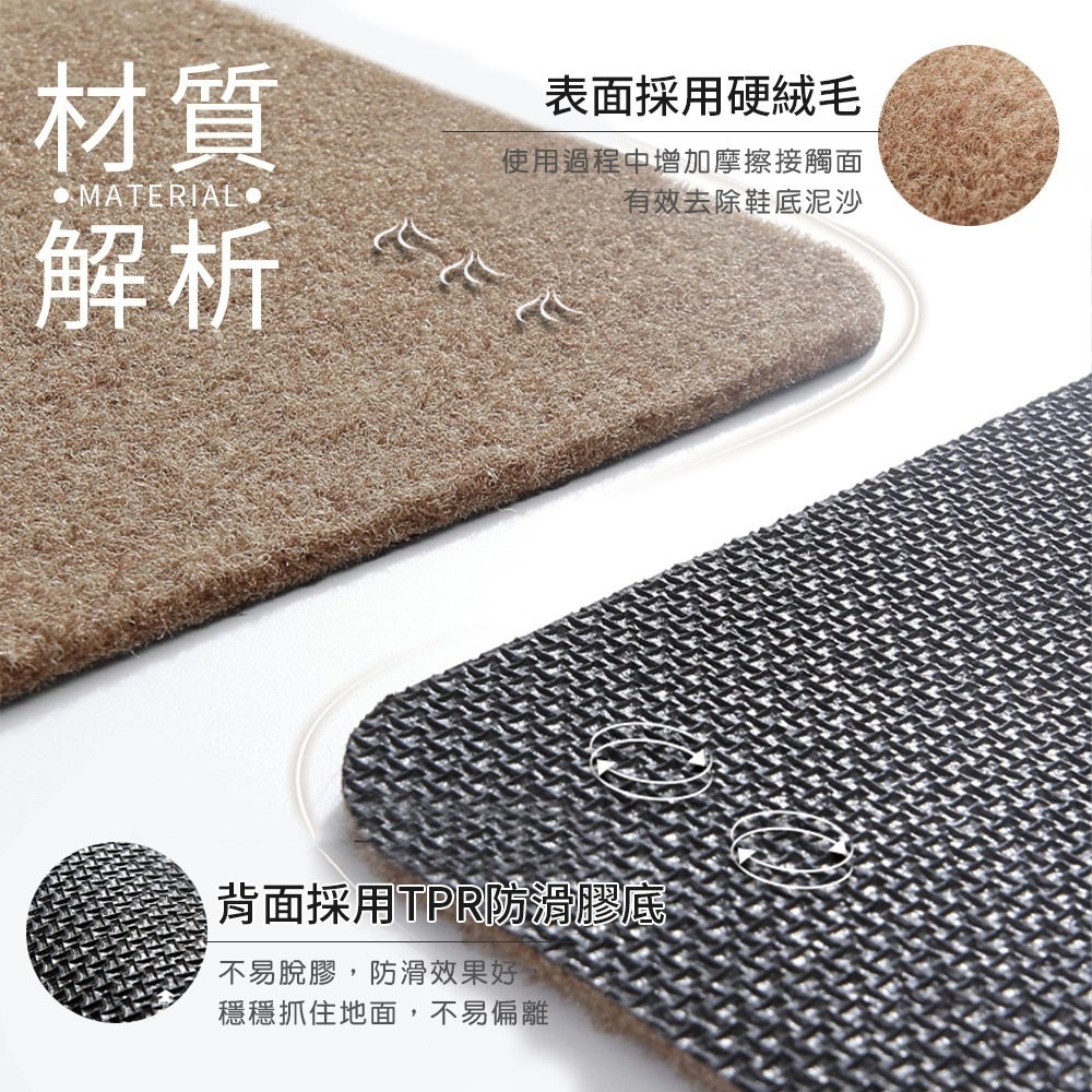 廚房 地墊 防滑 地墊 止滑 墊 腳踏墊 踏墊 浴室 去塵 簡約 衛浴【CC0119】-細節圖2