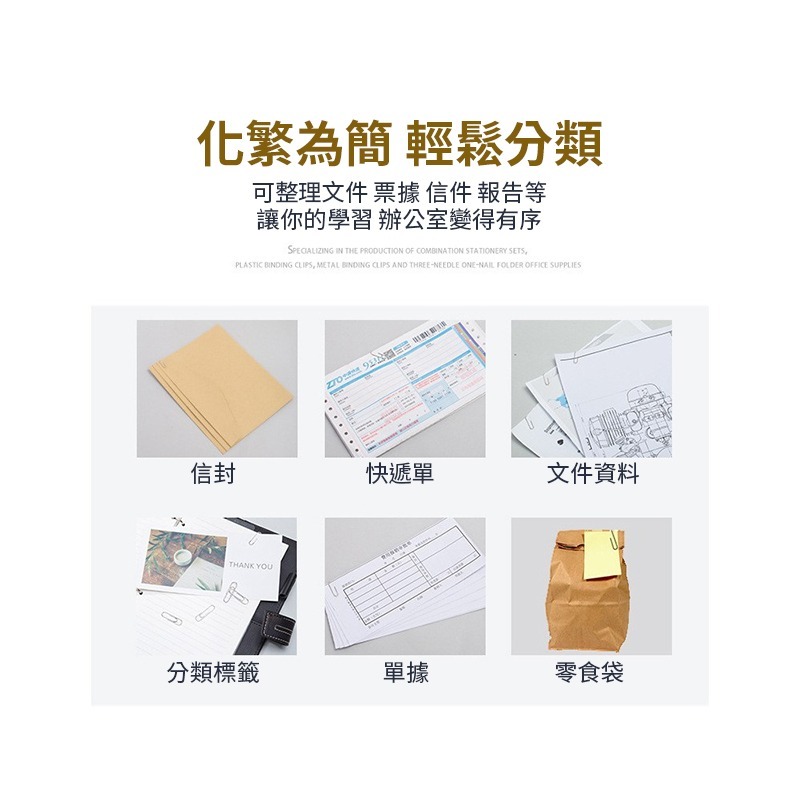 三角文件夾 三角夾 辦公文具 票據夾 夾子 邊角夾 文件夾 迴紋針 長尾夾 彩色夾 分類夾【WJ0133】-細節圖3