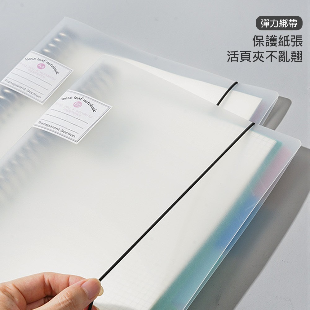 20孔 A5活頁夾 活頁紙 活頁本 活頁夾 筆記本 記事本 手帳 學生 辦公室 事務用品 文具【WJ0016】-細節圖4