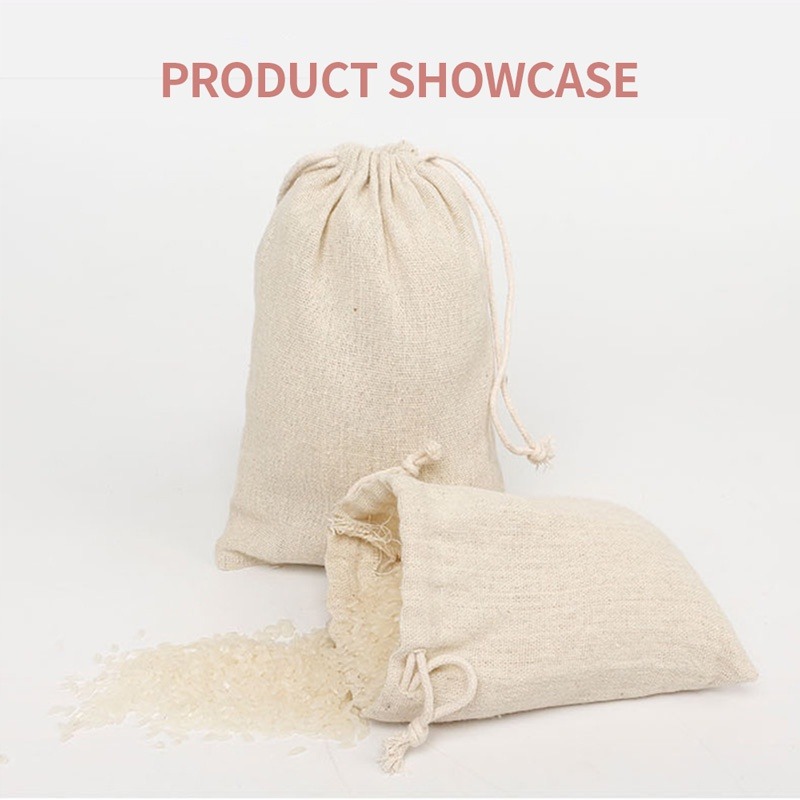 純棉麻布袋 無印風 餐具袋 抽繩 飾品包裝袋 首飾袋 包裝袋 束口袋 亞麻棉布袋 旅行袋 小物袋【SN0261】-細節圖4