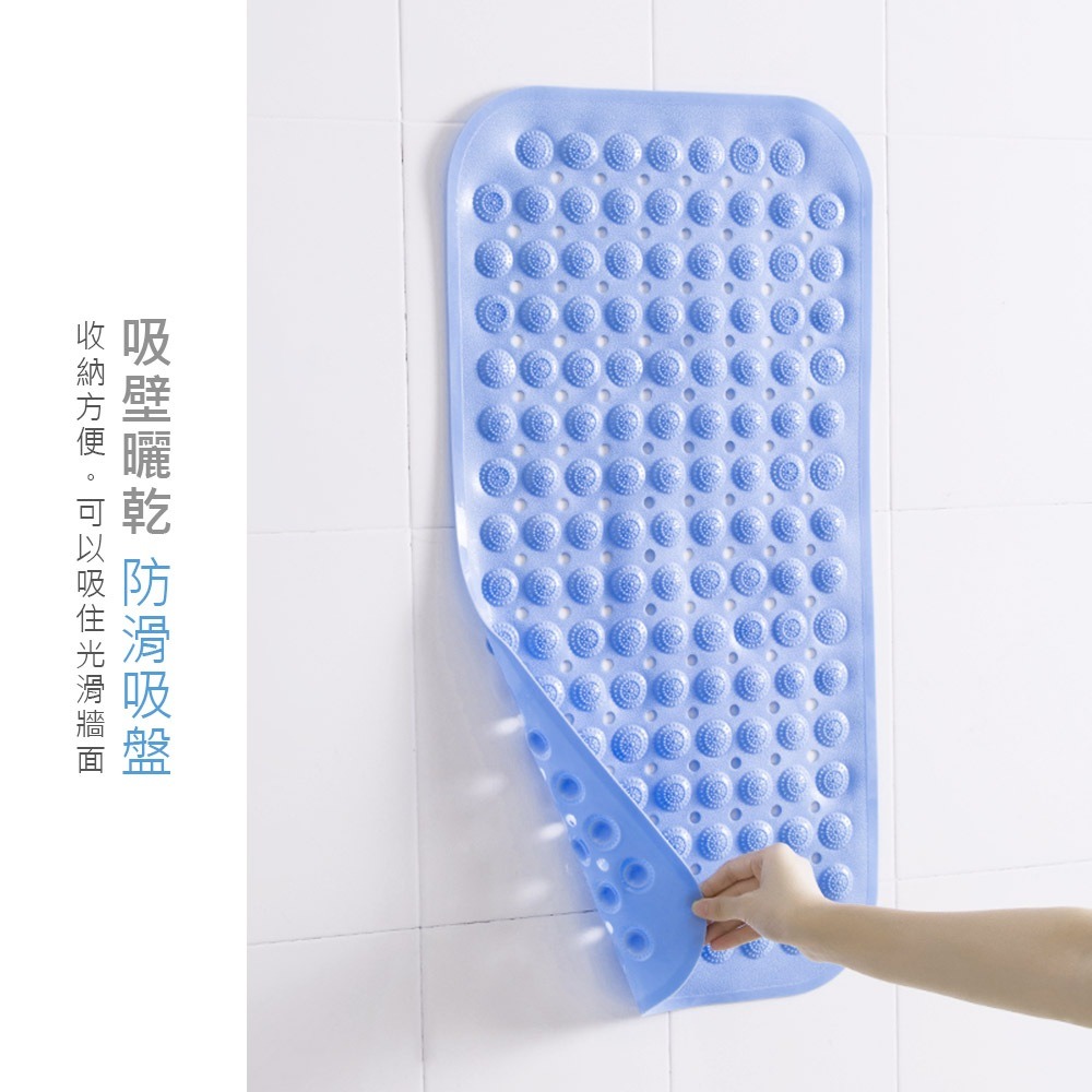 吸盤式 浴室按摩防滑墊 止滑墊 腳踏墊 廁所 浴室 防滑 踏墊 腳墊 墊子 防滑墊 按摩 排水 地墊【WY0044】-細節圖5