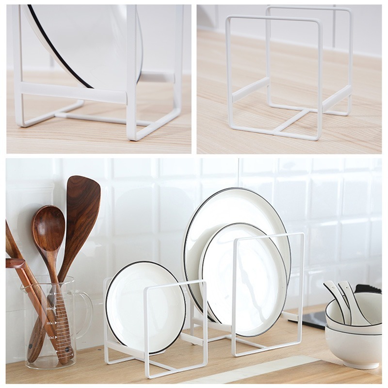 盤子收納架 日式鐵藝碗碟架 碟架 盤架 碗架 鐵藝廚房碗盤架 置物架 簡約廚房碗碟收納架 瀝水架 收納架【CC0158】-細節圖8