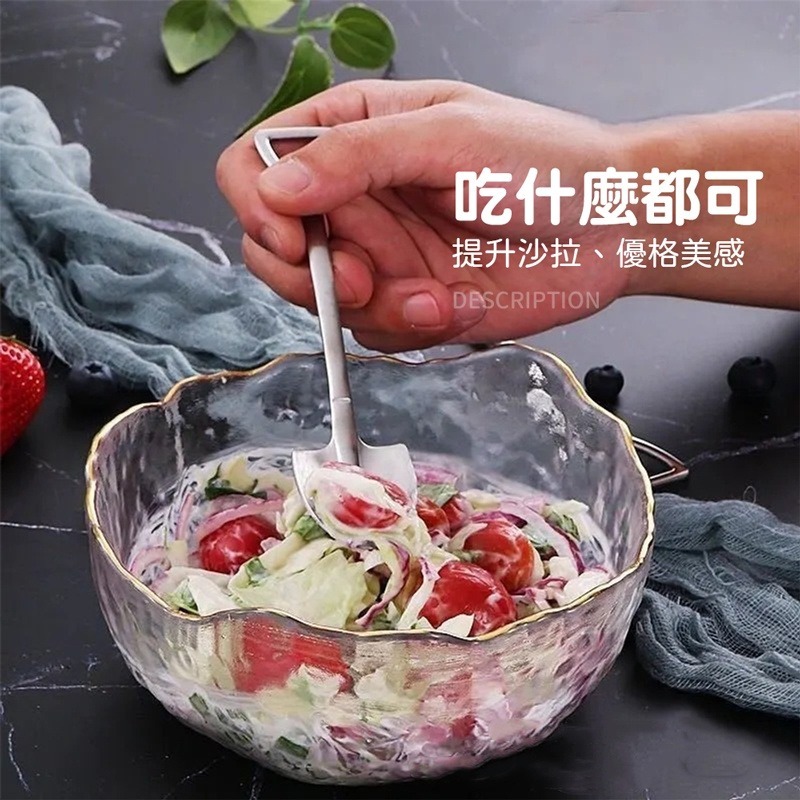 冰淇淋匙 創意小湯匙 咖啡勺 攪拌勺 冰淇淋匙 甜點湯匙 甜點叉 鏟子 不銹鋼湯匙 湯匙【CC0338】-細節圖3