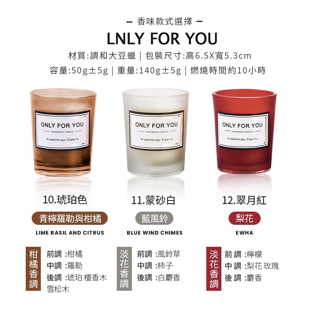 香氛蠟燭 香薰蠟燭 芳香蠟燭 薰香 香薰 精油蠟燭 大豆蠟 多種香味 送禮 禮物【JJ0696】-細節圖2