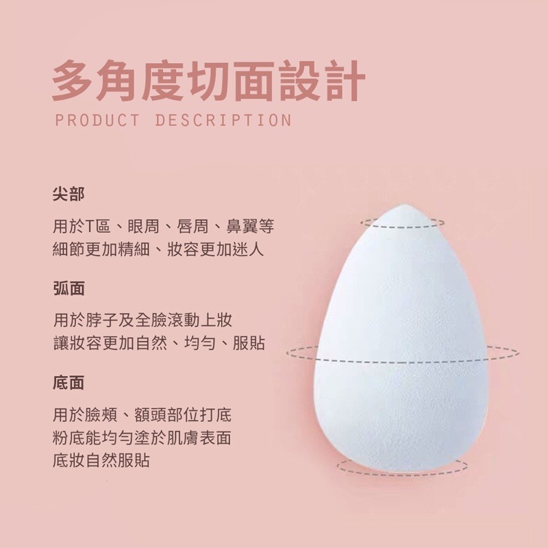 雞蛋盒美妝蛋 粉撲蛋 乾濕兩用 氣墊粉撲 盒裝美妝蛋套組 彩妝蛋 化妝海綿【MZ0075】-細節圖3