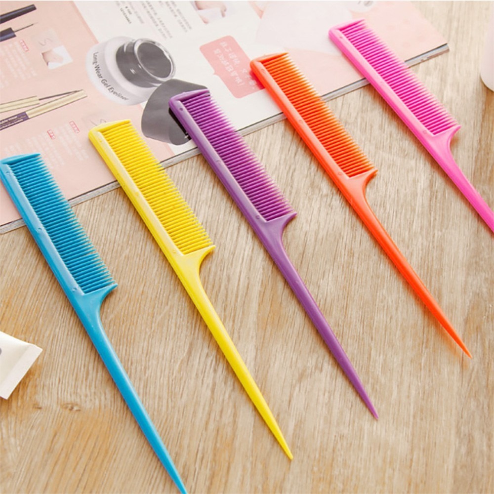 尖尾梳子 美髮梳 尖尾梳 密齒梳 長尾梳 扁梳 梳子 隨身梳 造型梳 瀏海梳 美髮 沙龍【MF0001】-細節圖4