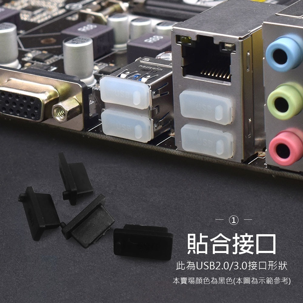 USB 防塵塞 USB2.0 USB3.0 防塵蓋 保護塞 電腦 筆電 充電器 插孔【3C0006】-細節圖2