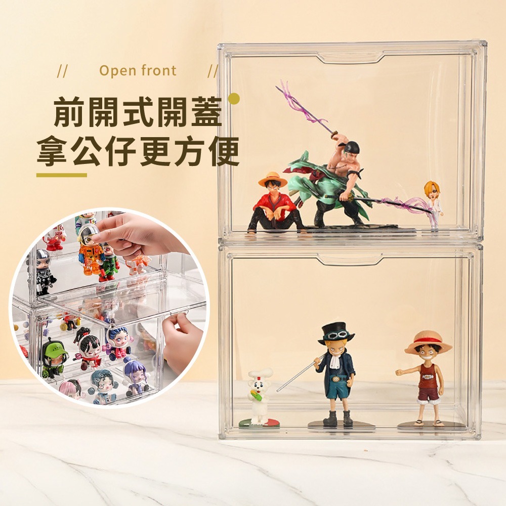 公仔展示盒 泡瑪特400%展示盒 直立公仔收納 labubu展示盒 壓克力展示盒 公仔收納盒 展示盒 SN0881-細節圖3
