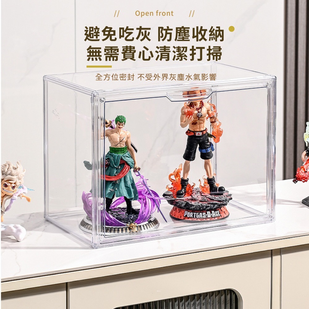 公仔展示盒 泡瑪特400%展示盒 直立公仔收納 labubu展示盒 壓克力展示盒 公仔收納盒 展示盒 SN0881-細節圖5