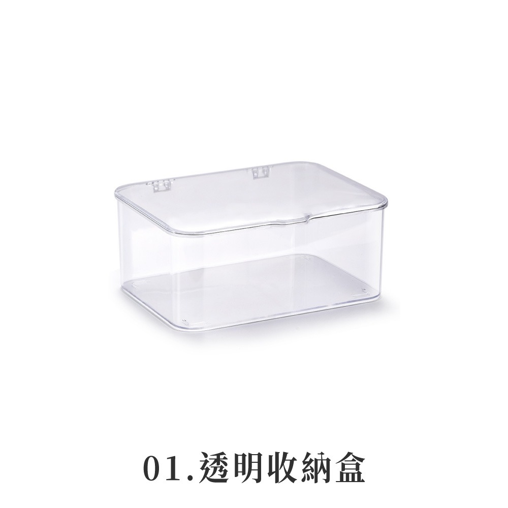 透明收納盒 翻蓋透明收納盒 帶蓋防塵 桌面收納盒 口罩收納盒 收納盒 透明盒 整理盒 防塵收納 儲物盒【SN0874】-規格圖8