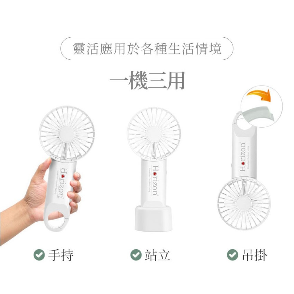天際線 超強小風扇 充電式扣掛隨行涼風扇 涼扇 電扇 手持風扇 隨身風扇【LA-JJ0126】-細節圖7