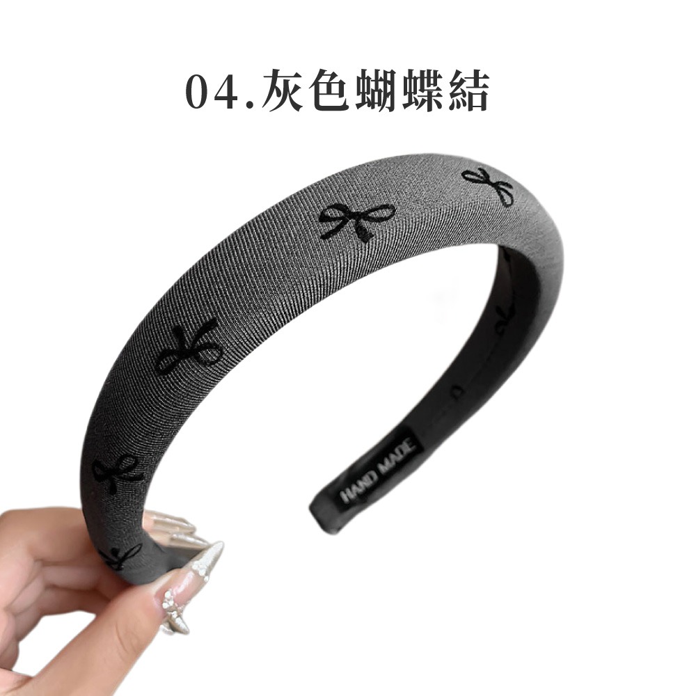 小香風髮箍 髮箍 頭箍  復古髮箍 韓系髮飾 毛呢髮箍 秋冬髮飾 氣質髮箍 小香風髮飾 【MF0142】-規格圖8