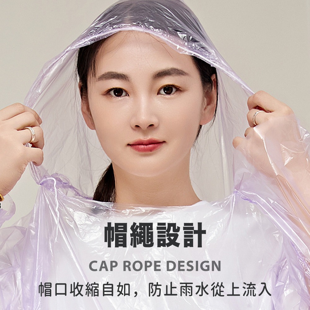 加厚一次性雨衣 一次性雨衣 加大防暴雨 加厚 雨衣 爬山備用 學生上學 旅游 卡片包裝 獨立包裝 口袋雨衣HW0095-細節圖2