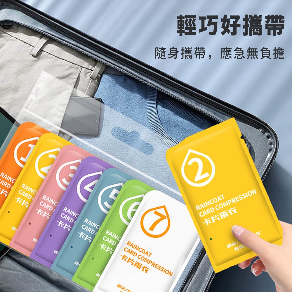 加厚一次性雨衣 一次性雨衣 加大防暴雨 加厚 雨衣 爬山備用 學生上學 旅游 卡片包裝 獨立包裝 口袋雨衣HW0095-細節圖6