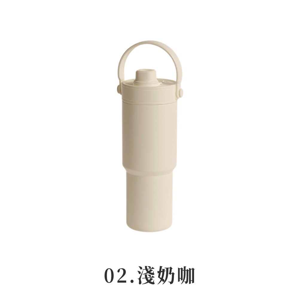 手提陶瓷保溫杯 水壺 不銹鋼保溫杯 不鏽鋼 吸管杯 隨行杯 吸管保溫瓶 陶瓷杯 陶瓷 咖啡保溫瓶【CC0618】-規格圖8