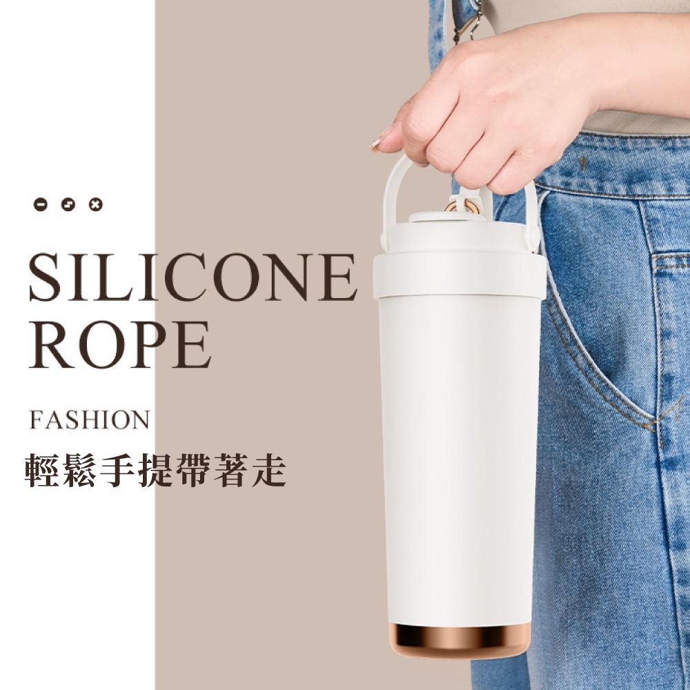 陶瓷保溫杯 保溫杯 不鏽鋼 咖啡杯 吸管杯 隨行杯 吸管保溫瓶 陶瓷杯 陶瓷 咖啡保溫瓶 不銹鋼【CC0617】-細節圖5