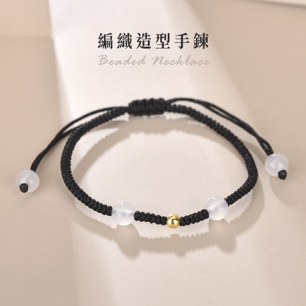 新中式串珠項鍊 項鍊 串珠項鍊 復古串珠項鍊 民族風項鍊 編織項鍊 手鍊 木珠項鍊 復古項鍊 編織手鍊【MF0143】-細節圖6