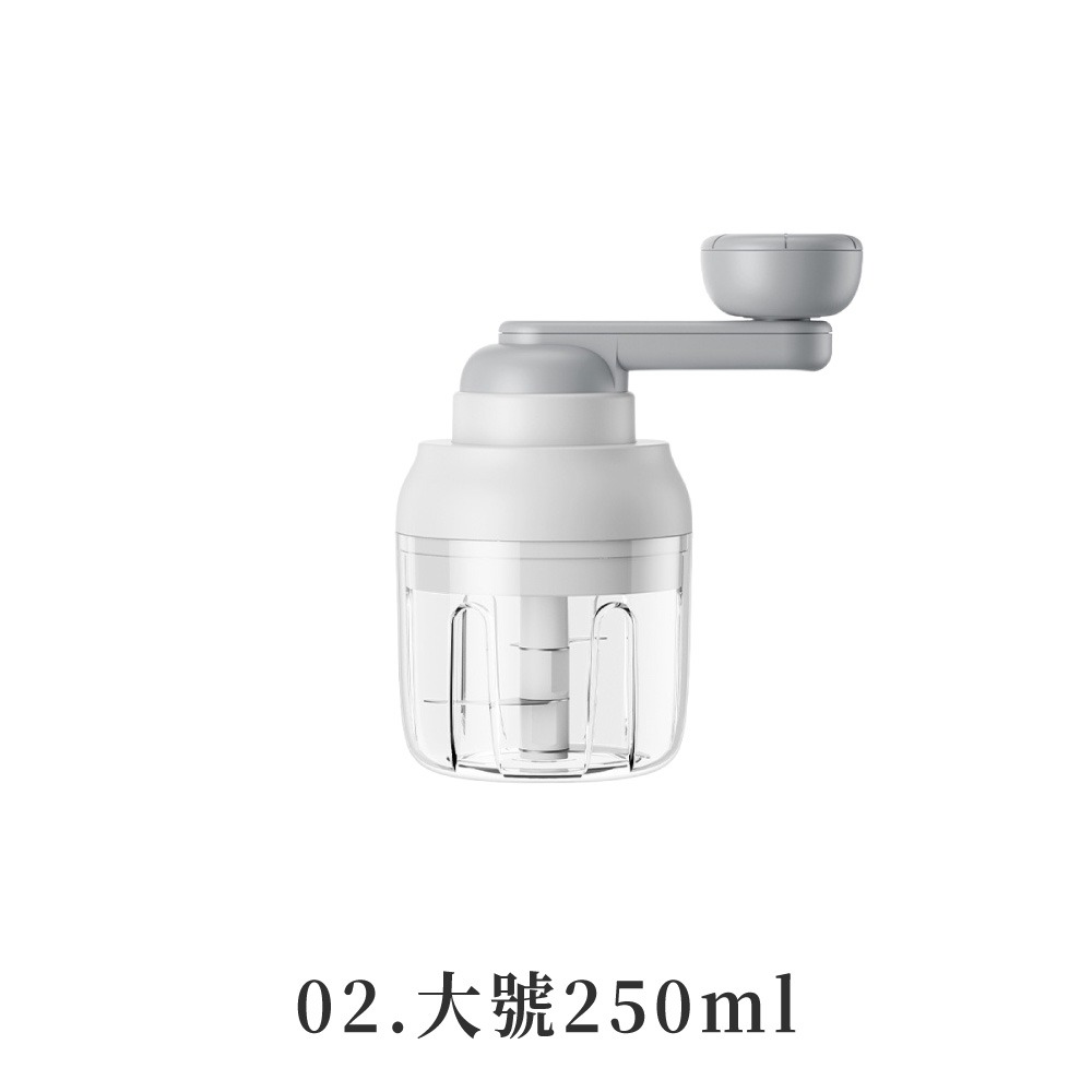 手動搗蒜器 食物調理機 料理機 手搖切蒜器 攪碎機 搗蒜器 絞肉器 切碎器 手動食材攪拌機 蒜末機【CC0625】-規格圖8