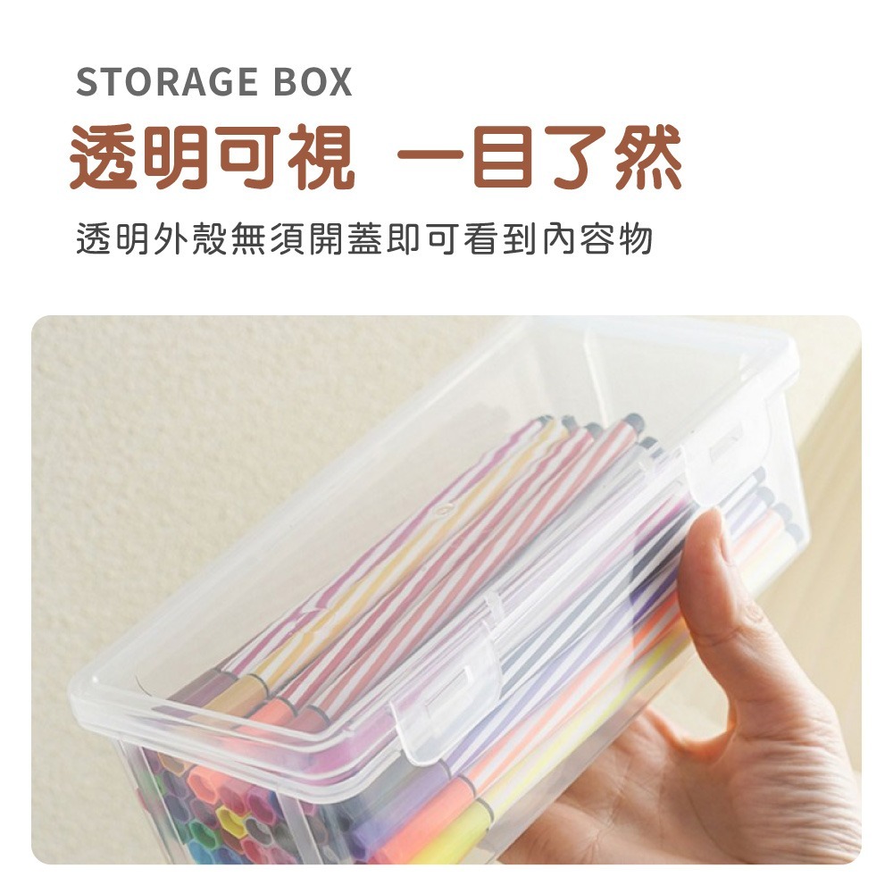 透明文具收納盒 文具收納盒 大容量 鉛筆收納盒 透明 收納盒 桌面整理盒 收納整理 筆盒 分類收納盒【WJ0234】-細節圖7