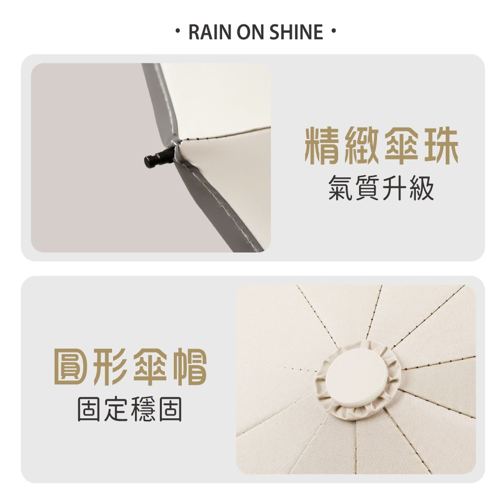 節節收雨傘 全自動折疊傘 晴雨傘 雨傘 防曬 防風 傘 抗UV雨傘 女生好收傘 輕鬆開收傘 自動折疊傘【HW0105】-細節圖7