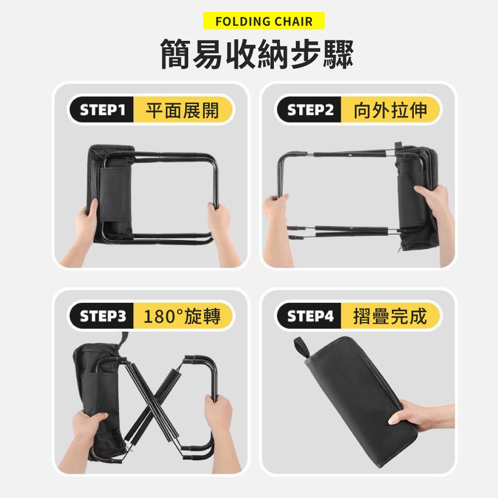 隨身折疊椅 折疊椅 露營椅 隨身椅 小折凳 便攜椅 摺疊 椅 戶外 椅子 登山椅 攜帶型椅子 小椅子【HW0103】-細節圖7