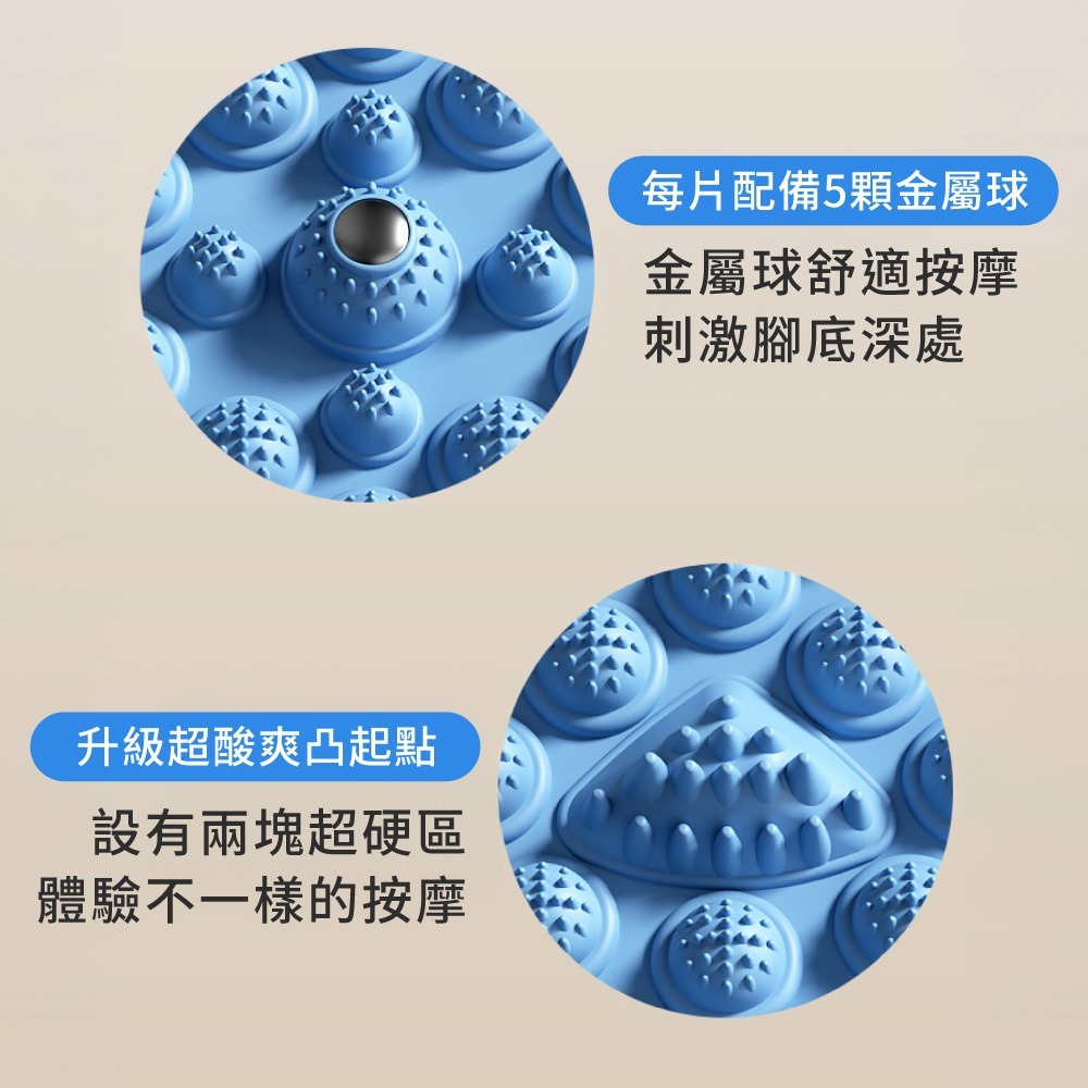 超慢跑足底墊 指壓板 超慢跑墊 足底指壓墊 按摩墊 TPE超大圓形指壓墊 腳底按摩墊 按摩指壓 足部放鬆【YD0077】-細節圖4