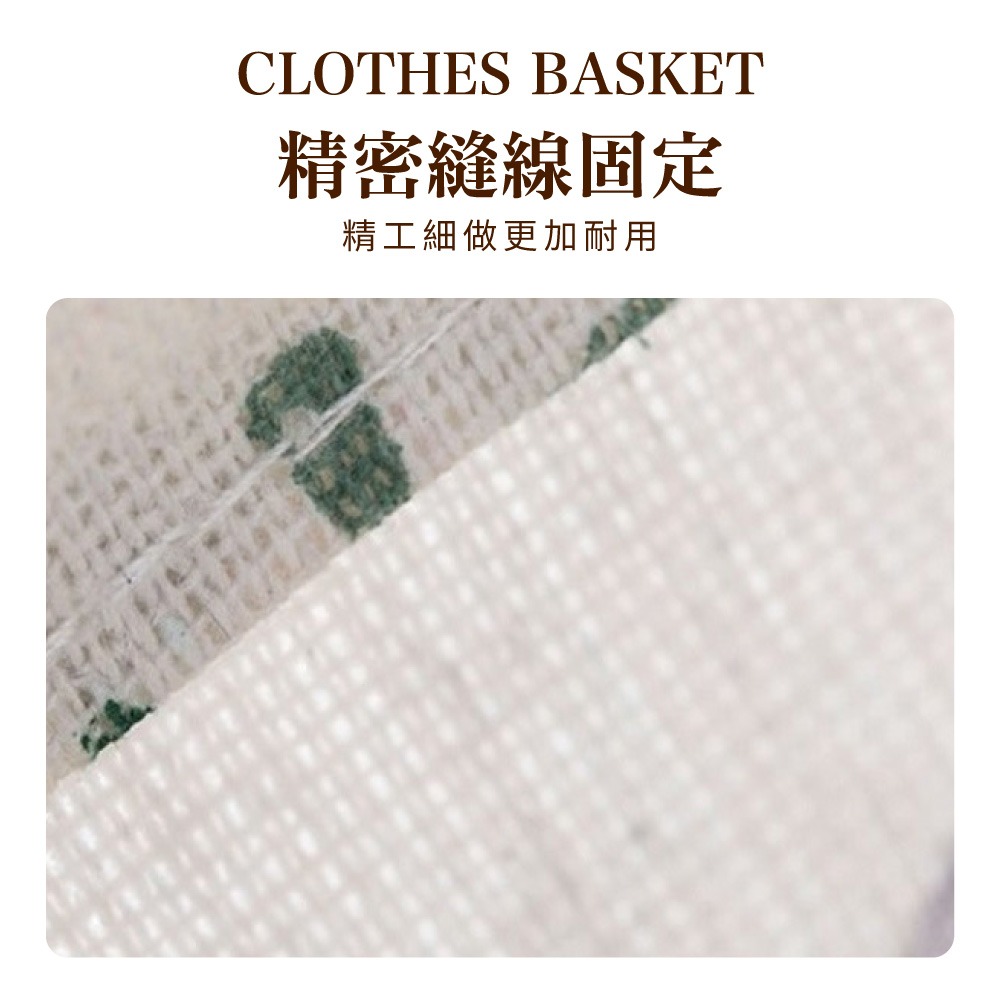 摺疊 手提髒衣籃 洗衣籃 手提洗衣籃 玩具收納籃 置物籃 棉麻袋 髒衣籃 收納籃 洗衣桶 北歐風收納【JJ0986】-細節圖6