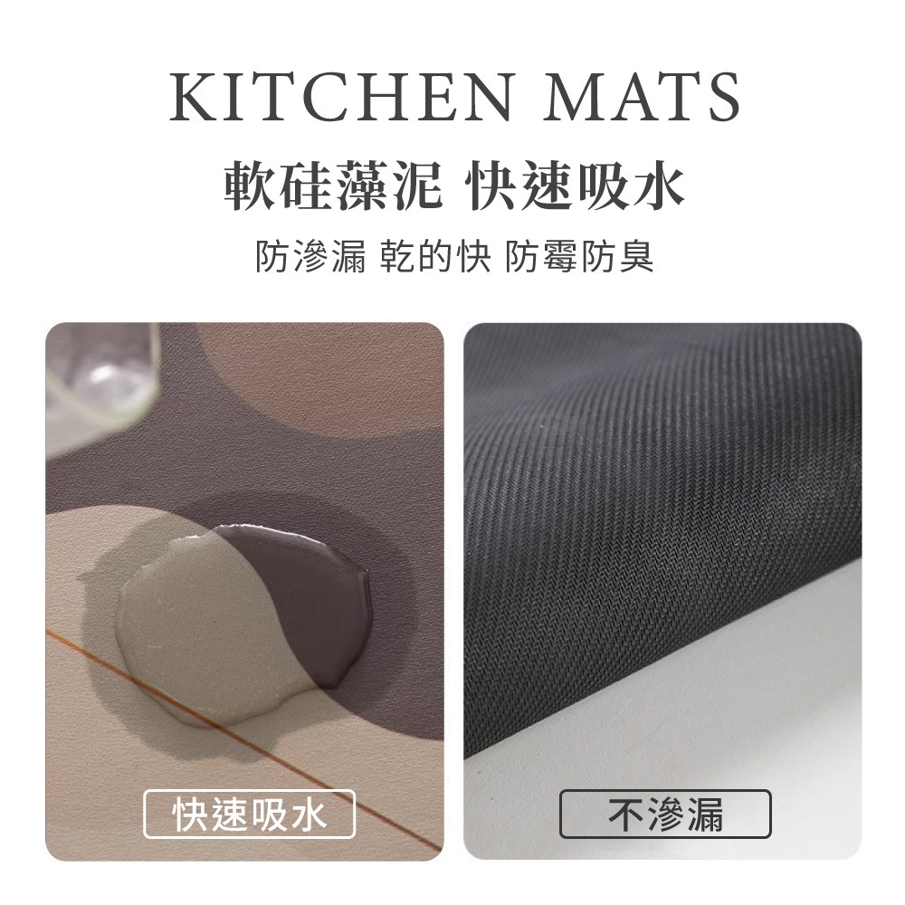 奶油風硅藻軟地墊 腳踏墊 珪藻土軟墊 地墊 吸水地墊 浴室地墊 洗手間地墊 腳踏墊 硅藻地墊 地墊【JJ0995】-細節圖6