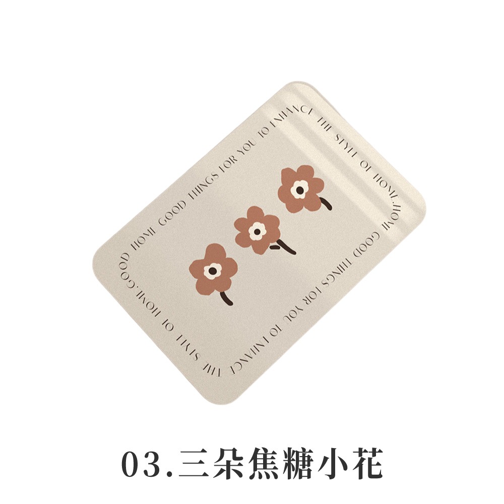 奶油風硅藻軟地墊 腳踏墊 珪藻土軟墊 地墊 吸水地墊 浴室地墊 洗手間地墊 腳踏墊 硅藻地墊 地墊【JJ0995】-規格圖8