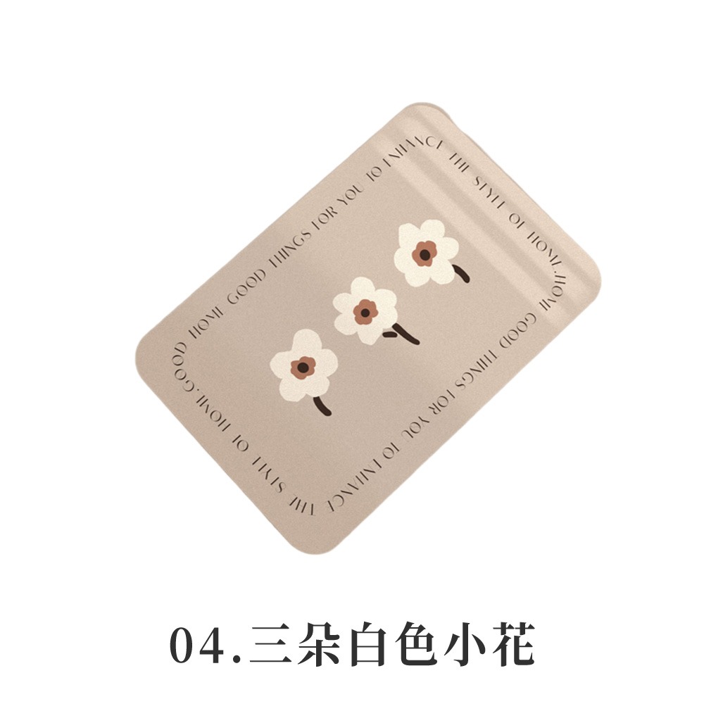 奶油風硅藻軟地墊 腳踏墊 珪藻土軟墊 地墊 吸水地墊 浴室地墊 洗手間地墊 腳踏墊 硅藻地墊 地墊【JJ0995】-規格圖8