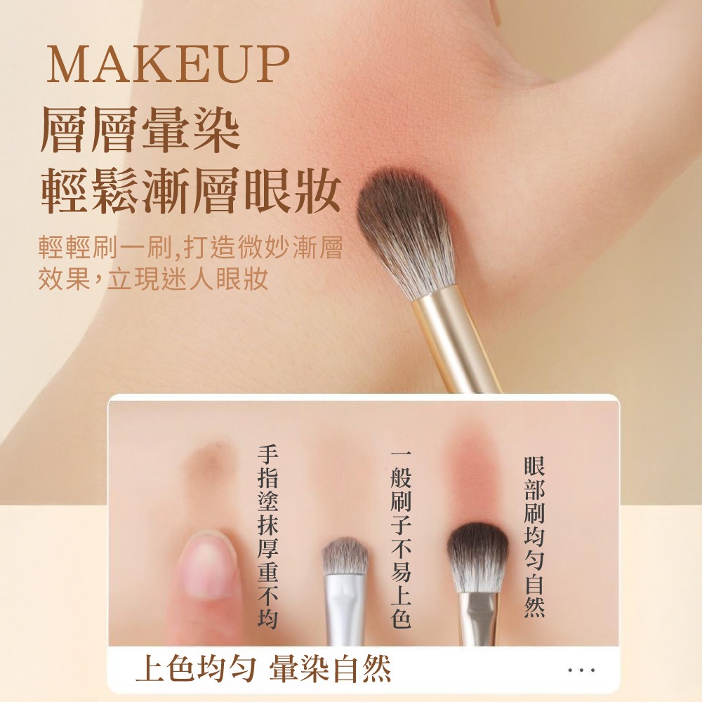 鎏金刷具套組 化妝刷 專業 刷具套裝 眼部刷具 化妝師刷具組 眼影刷套裝 化妝刷 軟毛刷 高光刷 高質感【MZ0457】-細節圖5
