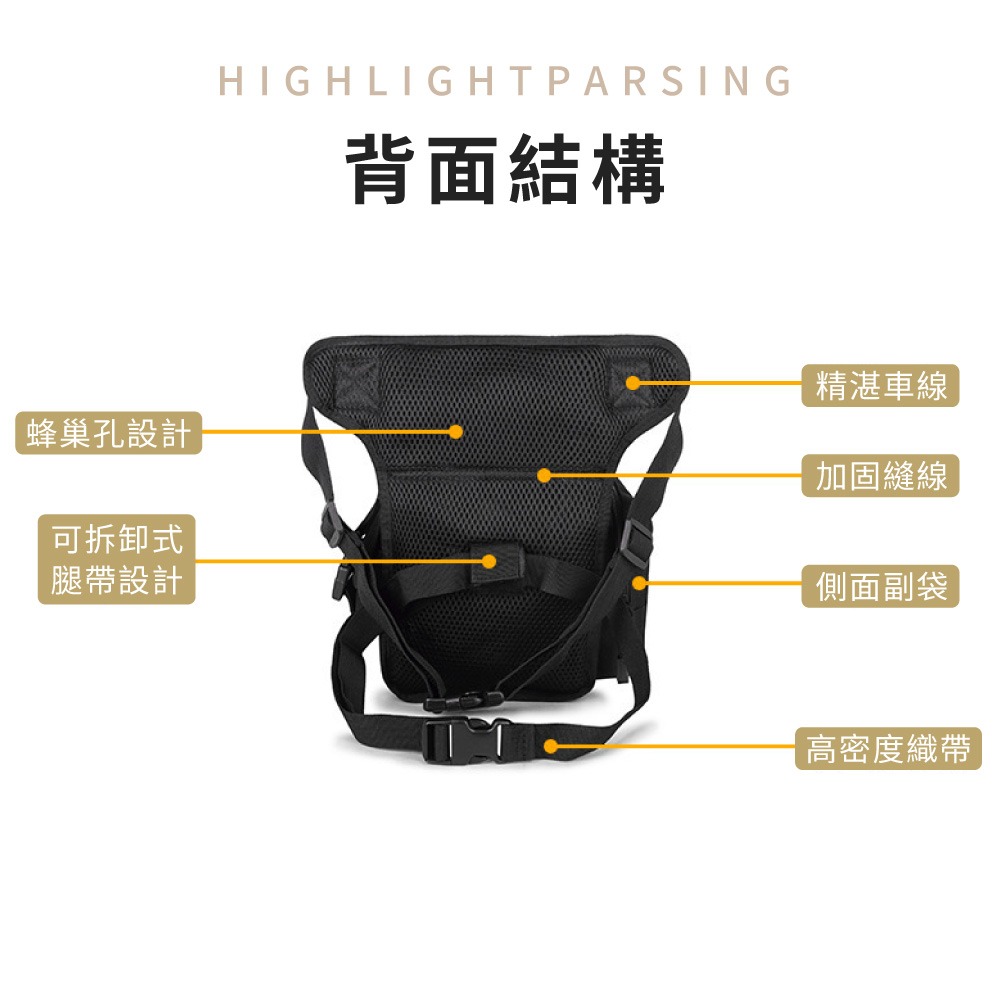 戰術腰包 戰術腿包 防水腿包 迷彩 機能 腰包 工具腰包 工作腰包 騎士腰包 重機腰包 戶外腰包【PJ0114】-細節圖4