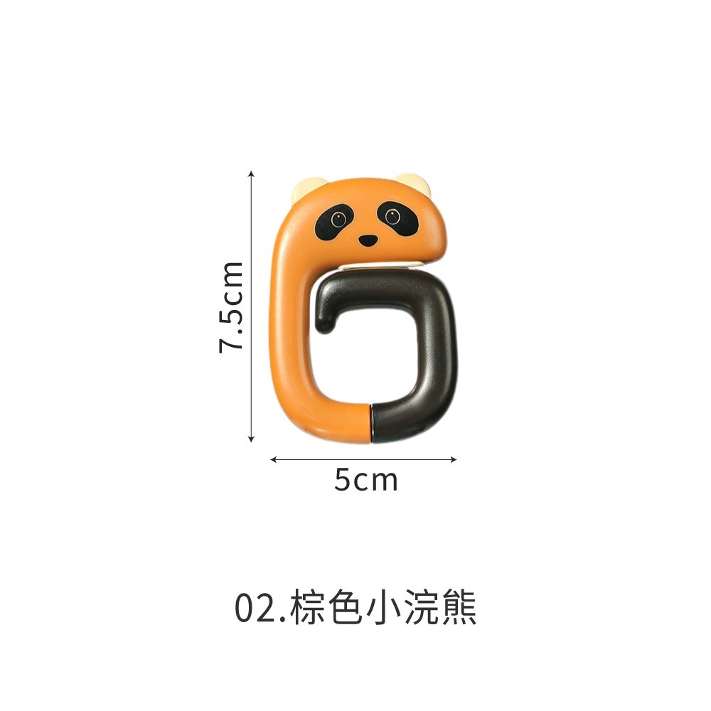 萌趣桌邊掛勾 可愛掛勾 桌邊掛包勾 掛包鉤 邊勾 書包掛勾 桌邊掛勾 折疊掛鉤 書包掛鉤 可愛動物造型【JJ1033】-規格圖9