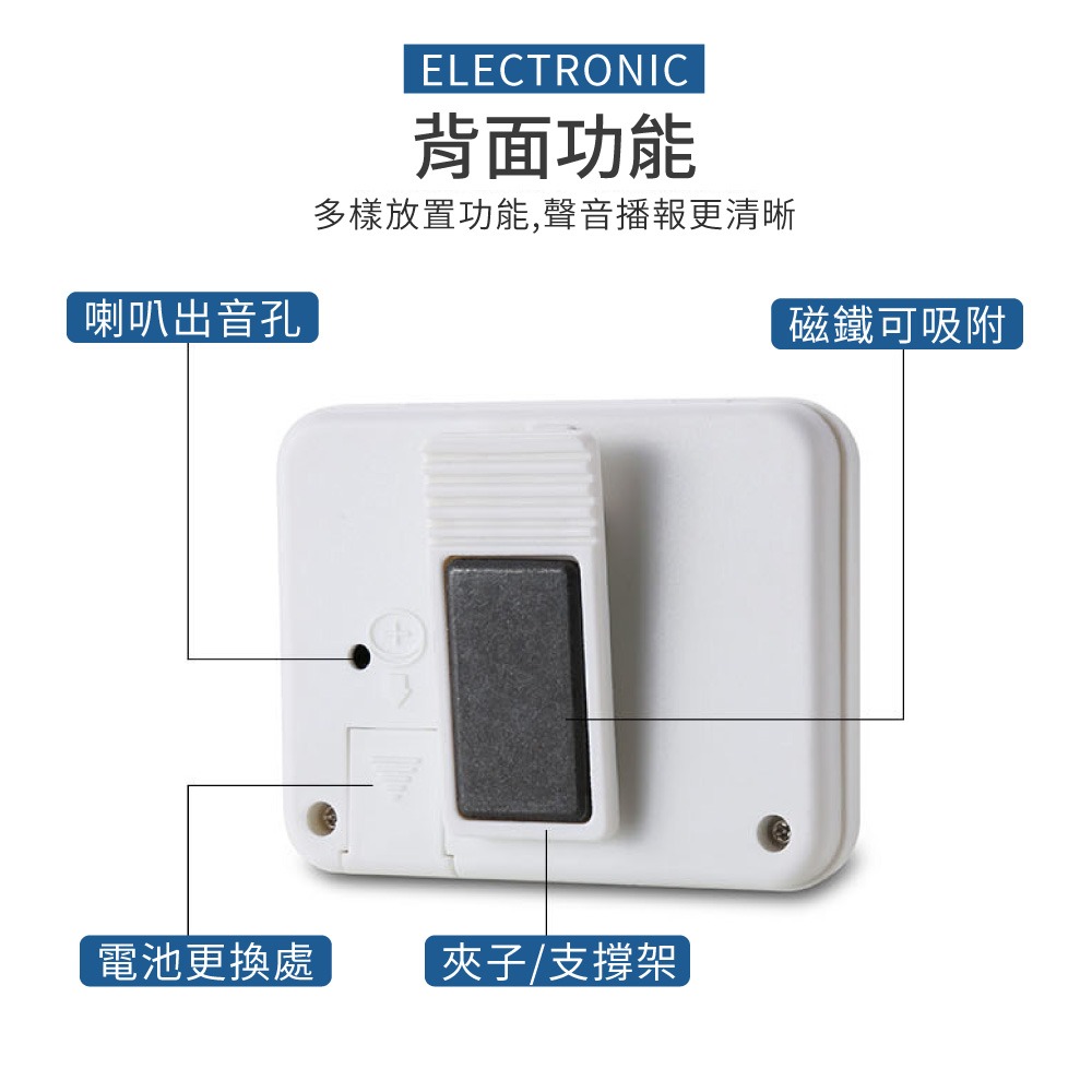 電子定時器 正數 倒數 計時器 12時制 24時制 烹飪 烘焙 計時器 廚房計時 讀書專注 番茄工作法【DZ0231】-細節圖7