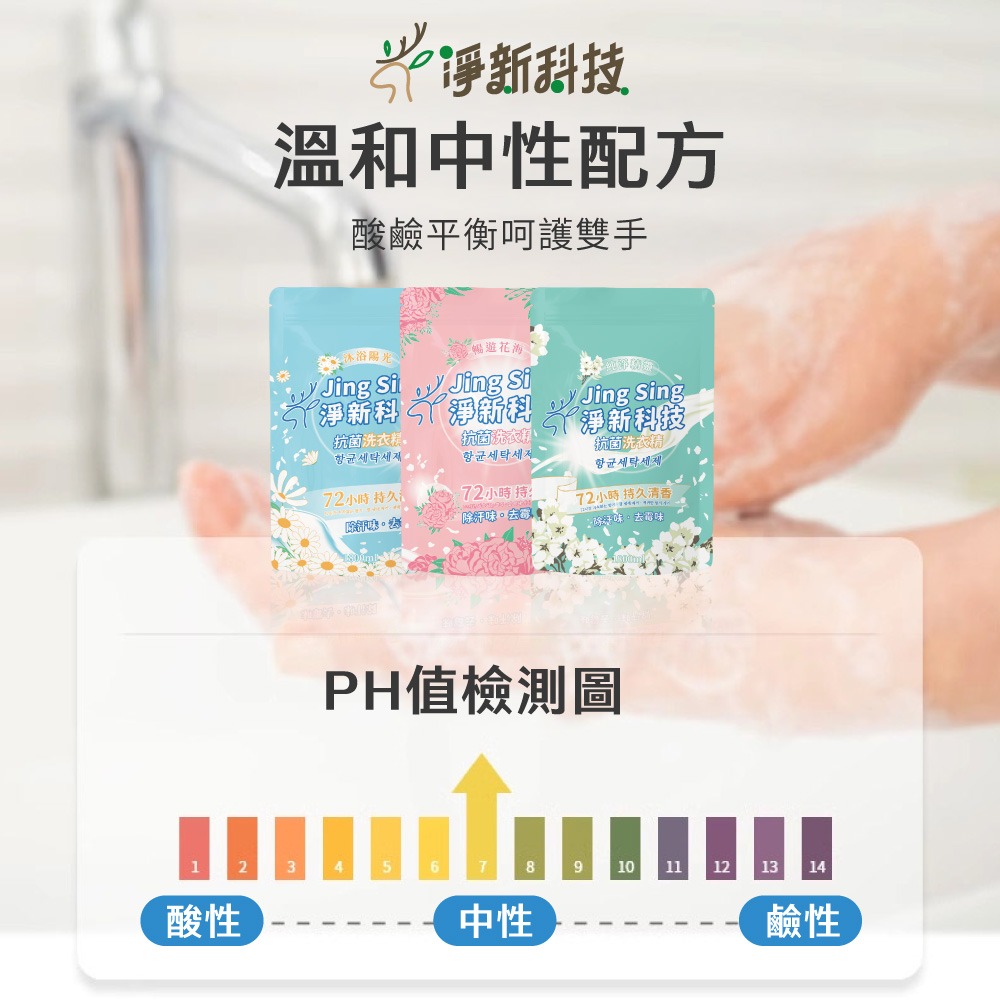 淨新洗衣精 抗菌洗衣精 補充包 1800ML 洗衣精 台灣製造 台灣淨新 洗衣服大容量【CC0667】-細節圖7