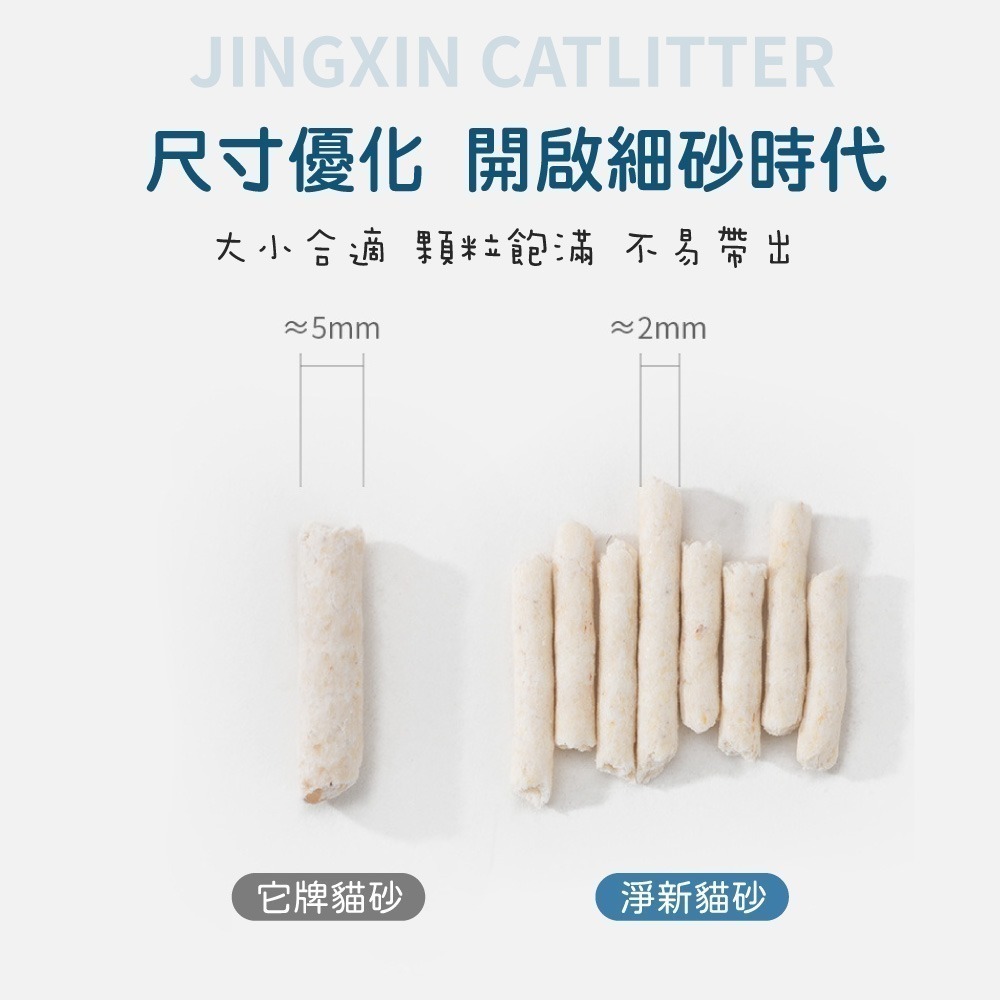 淨新貓砂 天然植物貓砂 豆腐貓砂 低粉塵 貓砂 超凝結 不飛砂 豆腐砂貓奴必備【CW0071】-細節圖3
