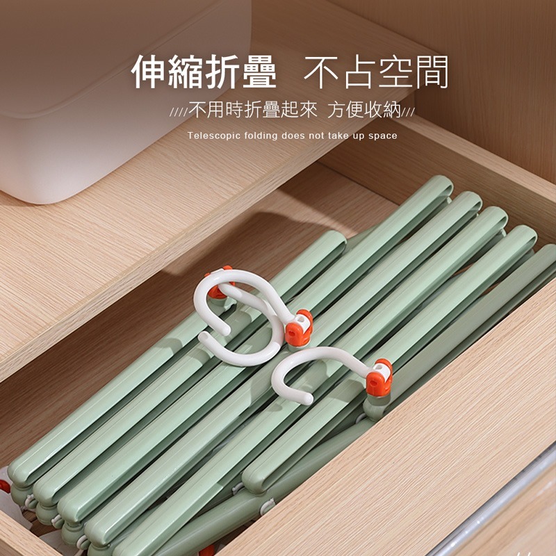 秒收曬衣架 折疊伸縮 曬衣夾 摺疊晾衣架 晾衣架 曬衣架 伸縮曬衣架 收納 內衣夾 襪子夾 魔術曬衣夾【JJ0004】-細節圖6