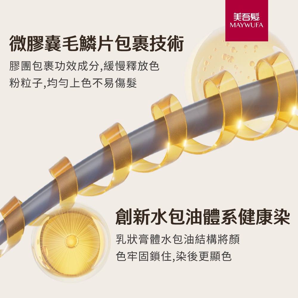 美吾髮 快速護髮染髮霜 染髮霜 染髮霜 護髮染 補充包 快速染髮 長輩染髮 居家染髮 DIY染髮【MF0151】-細節圖5