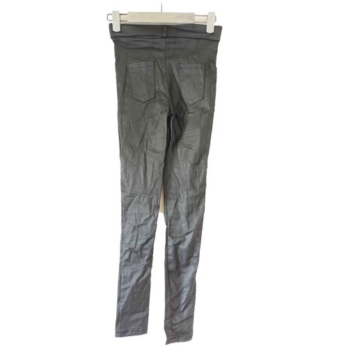 仿皮質黑褲M-細節圖2