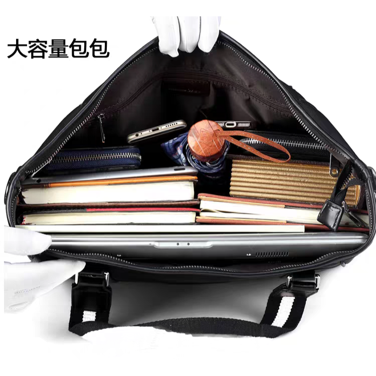 【植日生】防水休閒男士商務手提側背包-細節圖4